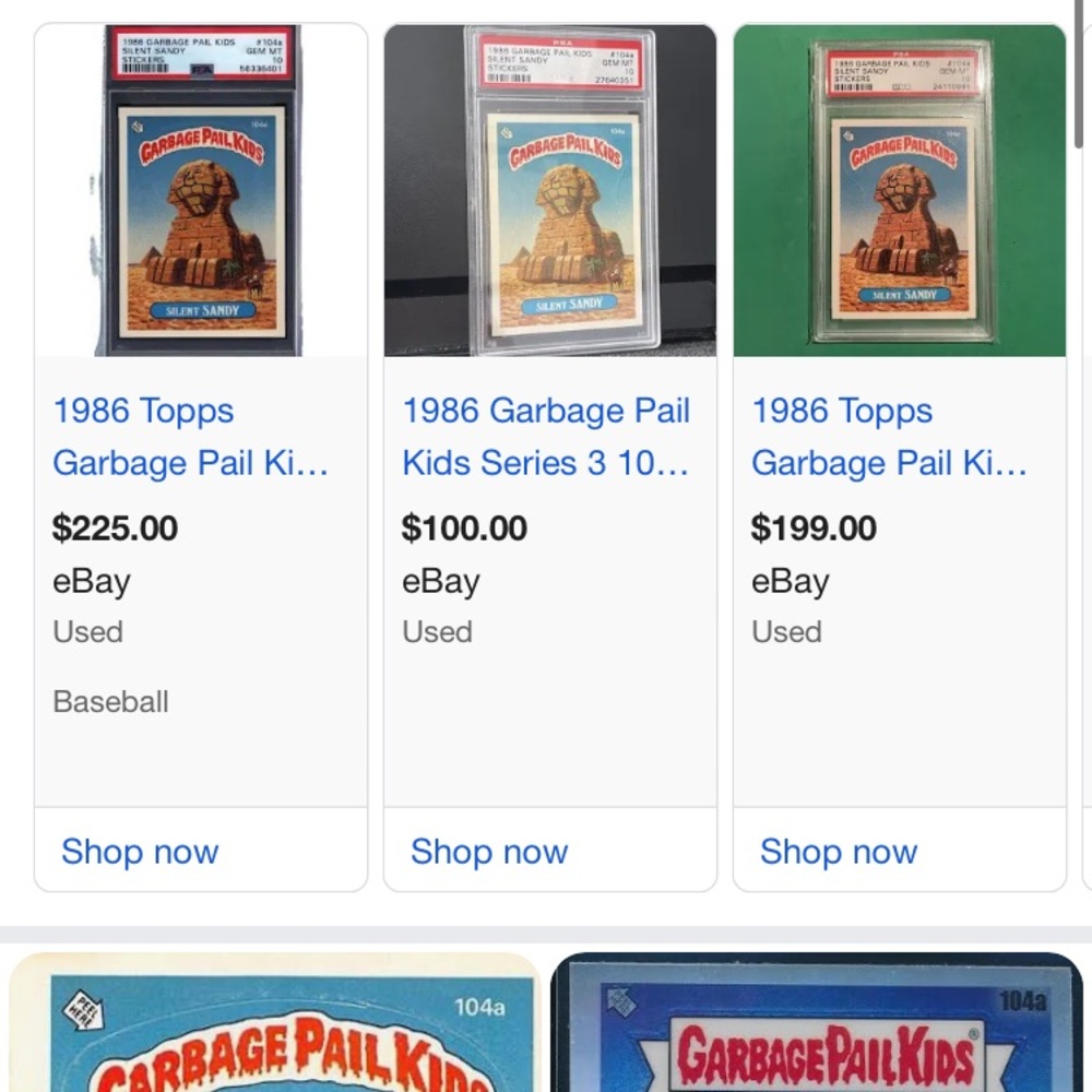 Garbage Pail Vintage 1986 Kids Trading Cards Set - Picture 8 of 9
